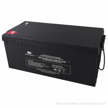 Solar System Battery Lead Acid Battery Ml12-200 (12V200ah) UPS Battery Solar Battery